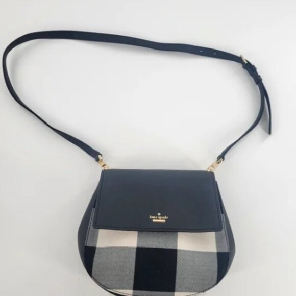 Kate Spade Cameron Street Plaid Byrdie Crossbody Bag - Picture 7 of 7